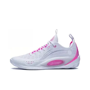 LiNing Wade 808 2 Slip Resistant Low Top Basketball Shoes Men's White Pink