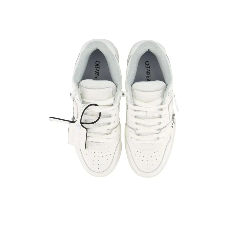 OFF WHITE Low Top Skateboard Shoes 3.5cm Women's White-4