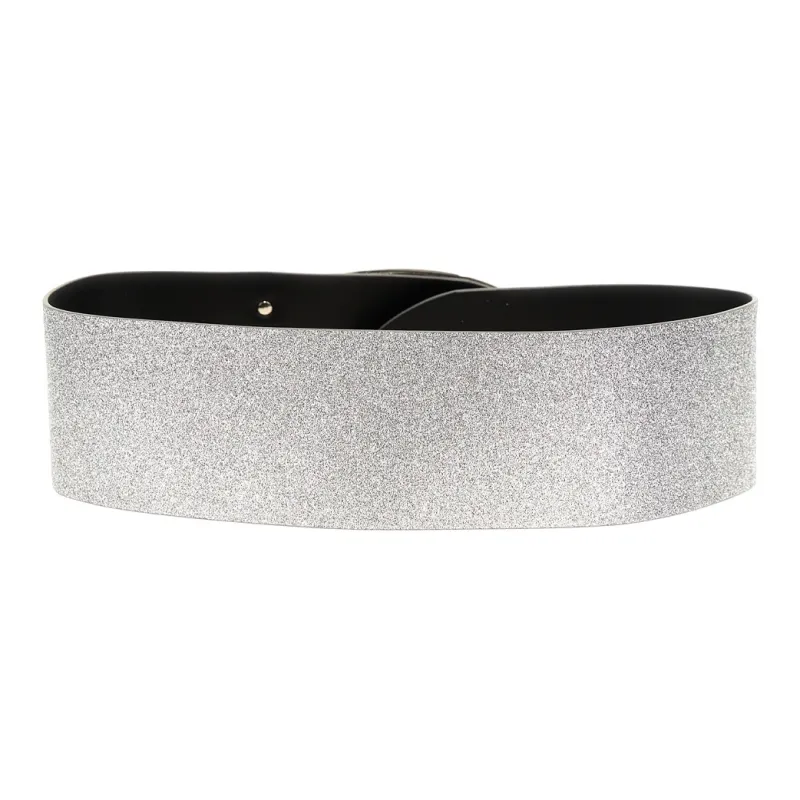 DIESEL Leather Belts Women's Silver -1