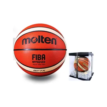 Molten PU Basketball Orange Red Size 7 Training Unisex