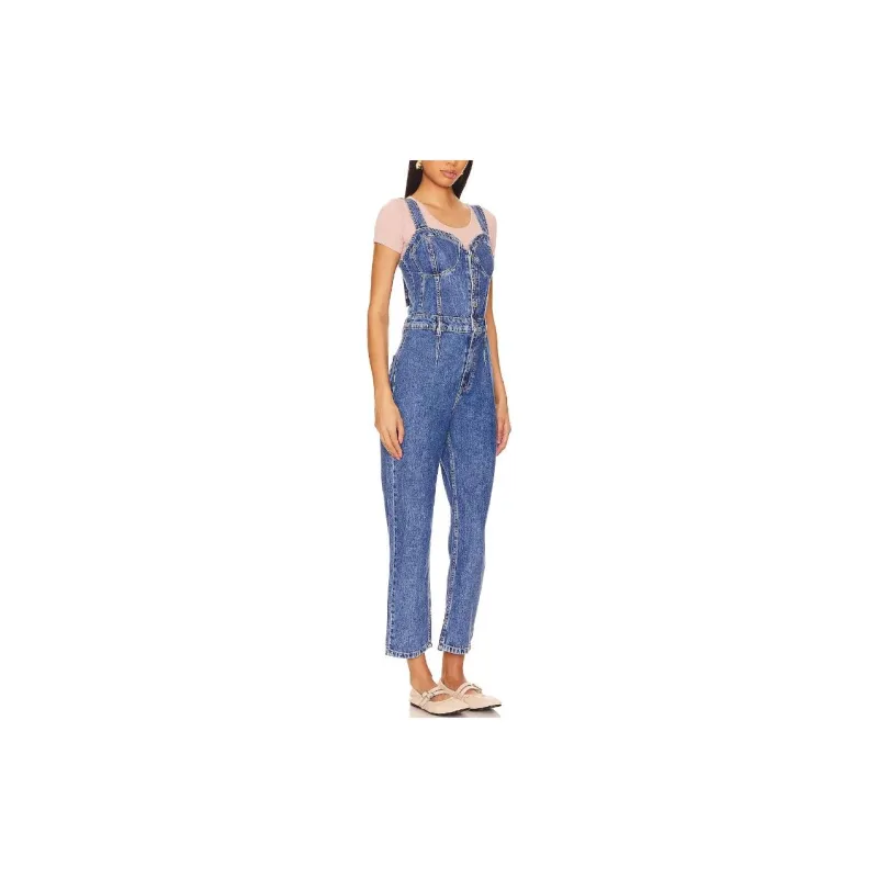 FREE PEOPLE Jumpsuit Women's Blue-2