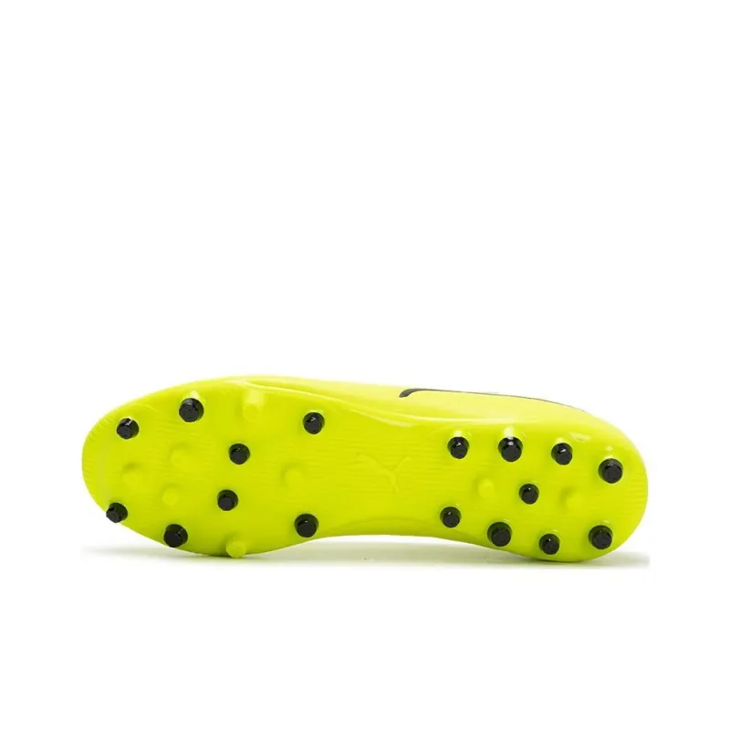 PUMA King Match Mg Cleats 'Solar Yellow Black'-4