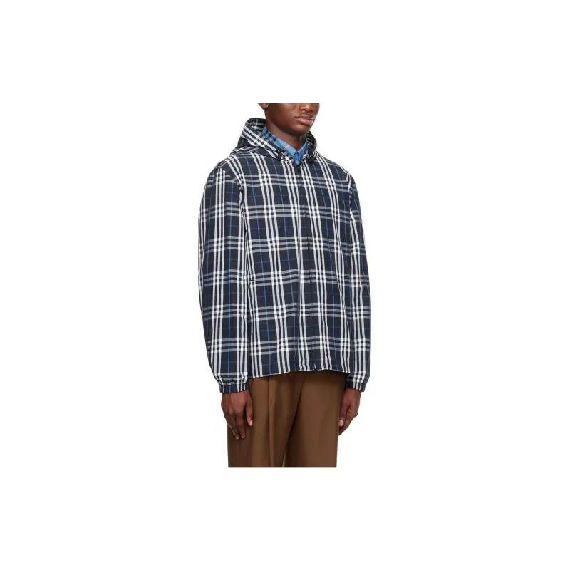 Burberry Jackets Coats Men's Navy-2