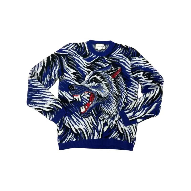 GUCCI Sweaters Men Blue-1