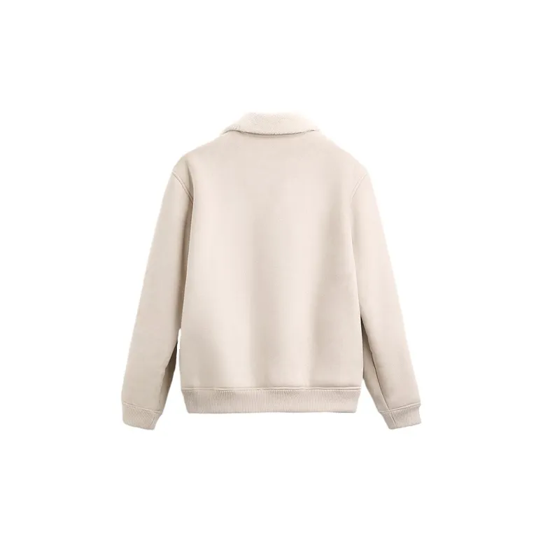 ZARA Jackets Men White-1