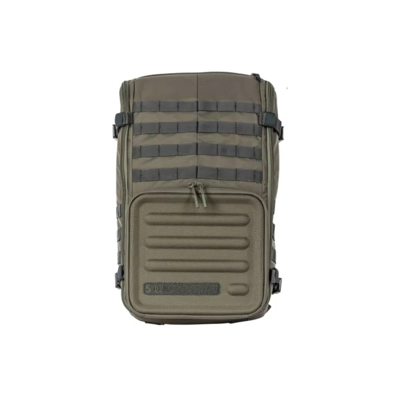 5.11 500D Nylon Backpack Tubas Unisex Black/Army Green-6