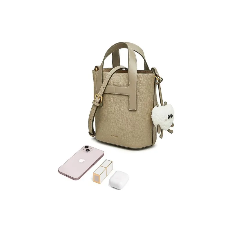 Tata Artificial Leather Bucket Bag, Crossbody Handbag, Shoulder Bag Medium Size Women's-18