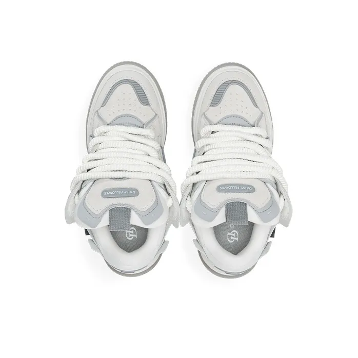 Daisy Fellowes Rocket 001 Stylish Skateboarding Shoes Unisex White-4