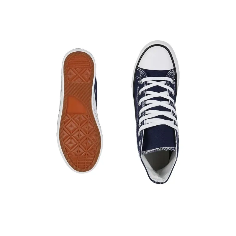 Converse Chuck Taylor All Star Slip Resistant Breathable High Top Casual Shoes Unisex Blue-3