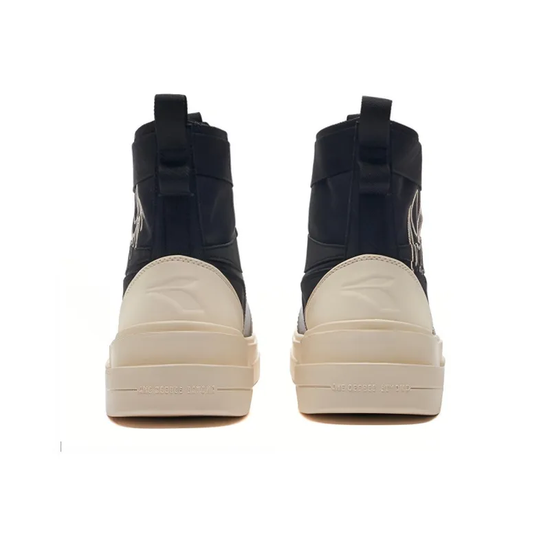 361° AG Chao Ge High Top Basketball Shoes Men's Obsidian Black-3