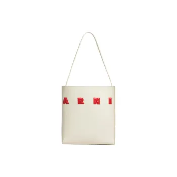 MARNI Museo Logo Patch Small Hobo Bag