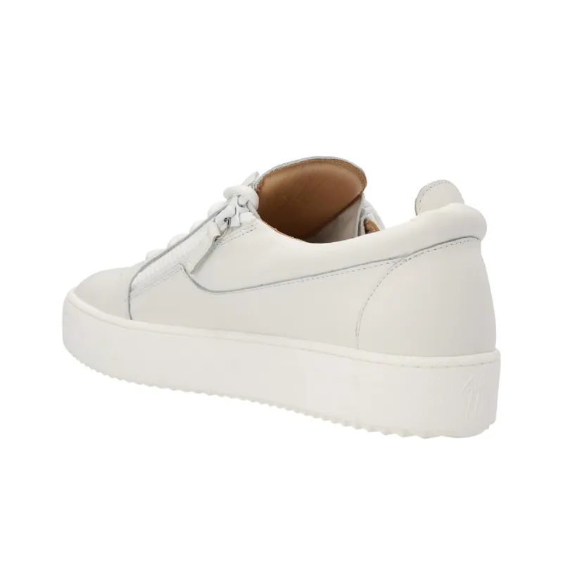 Giuseppe Zanotti Embossed logo Calf Leather Sneakers-3