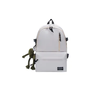 GEERDUN Nylon Backpack Unisex White/Blue/Red/Black