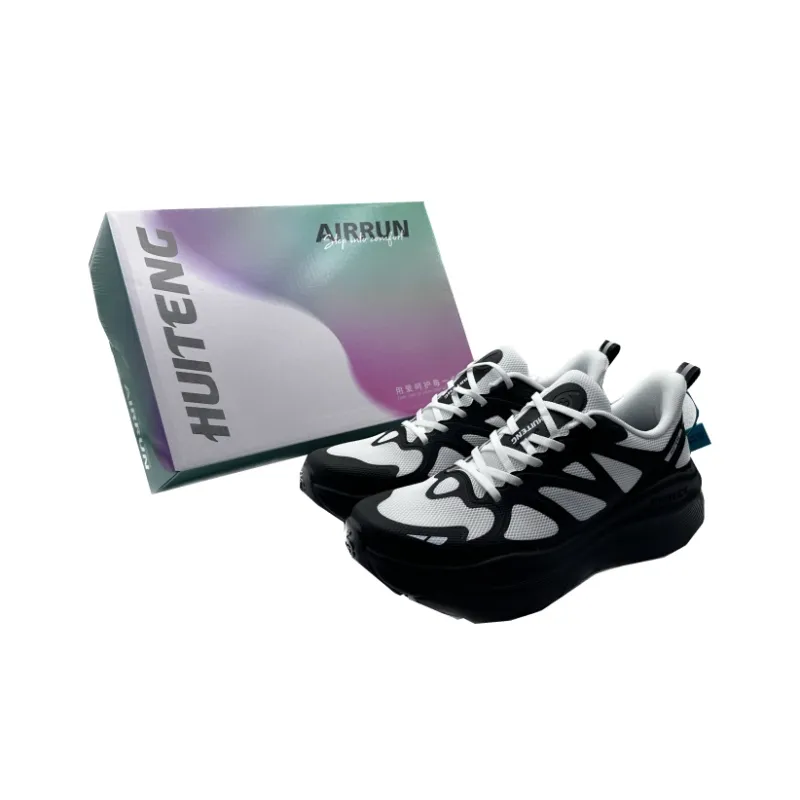 HUITENG Running Shoes Unisex Low Top Black White/Vibrant Orange/Dopamine Pink/Dream Blue/Phantasm Purple/Interstellar Black-1