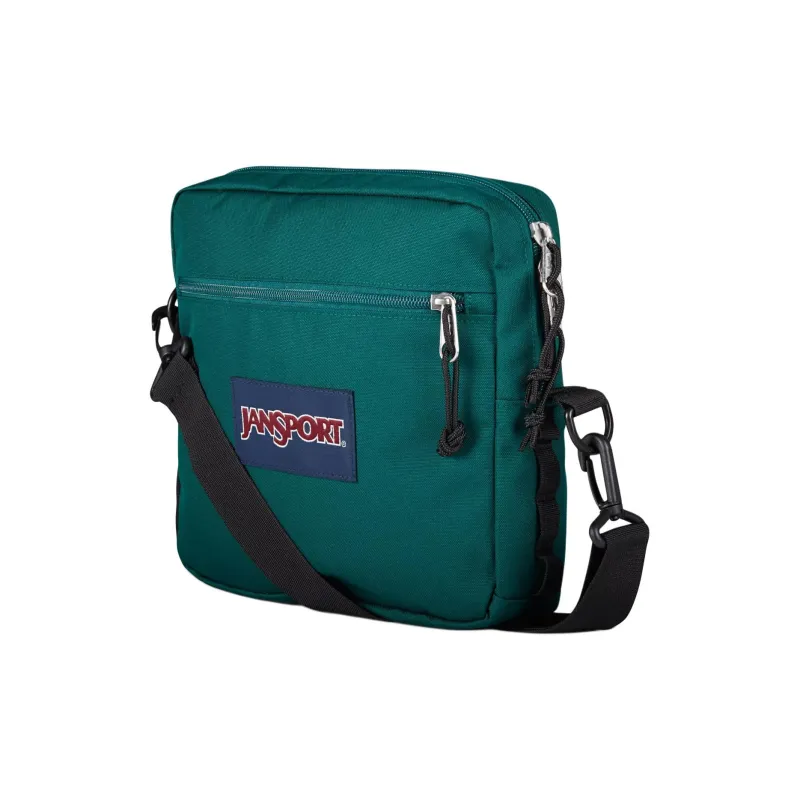 JanSport Recycled Polyester Shoulder Bag Crossbody Bag Unisex Deep Pine-2