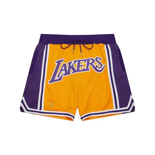 Just Don X Mitchell Ness Basketball Shorts Men Yellow