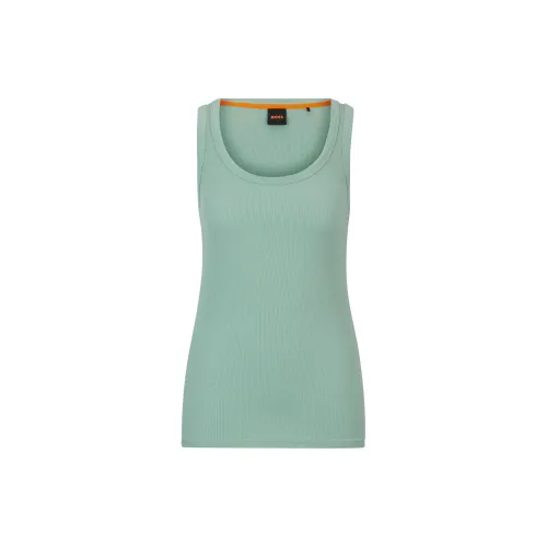 HUGO BOSS Tank Tops Women's Green