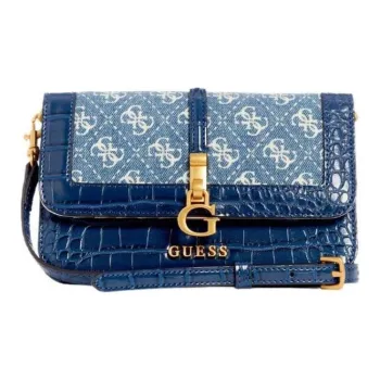 GUESS Artificial Leather Small Square Bag Shoulder Bag Women's Blue