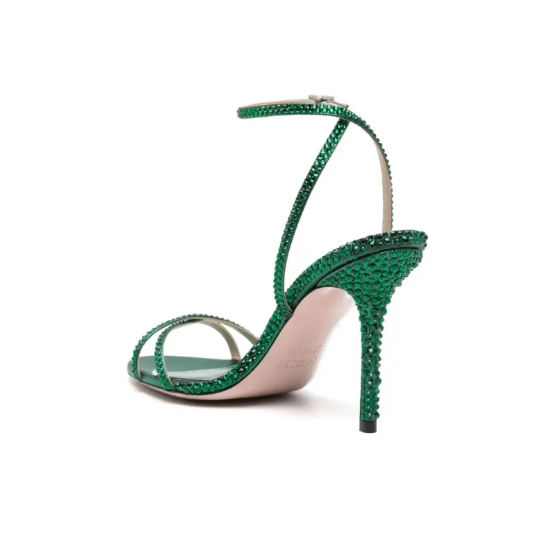 Gedebe Charlize 110mm Crystal-embellished Sandals-3