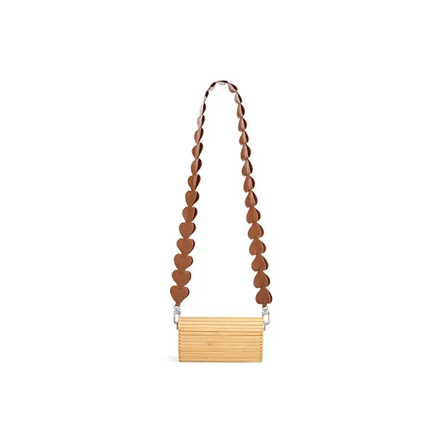 Feng Chen Wang Heart-shaped Bamboo Shoulder Bag-2