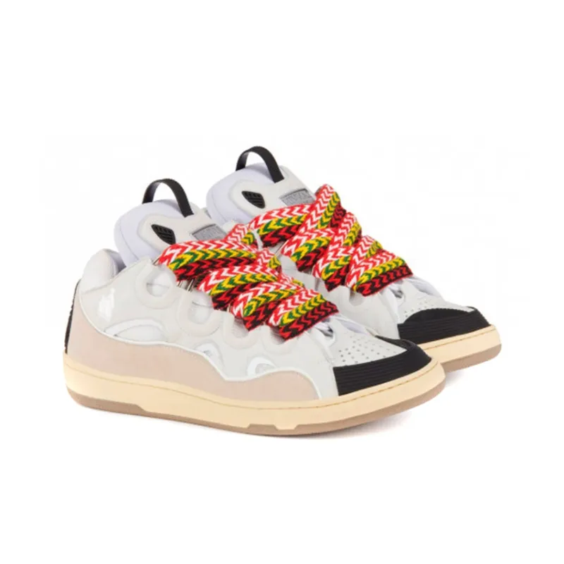 Lanvin Leather Curb White Ivory-1