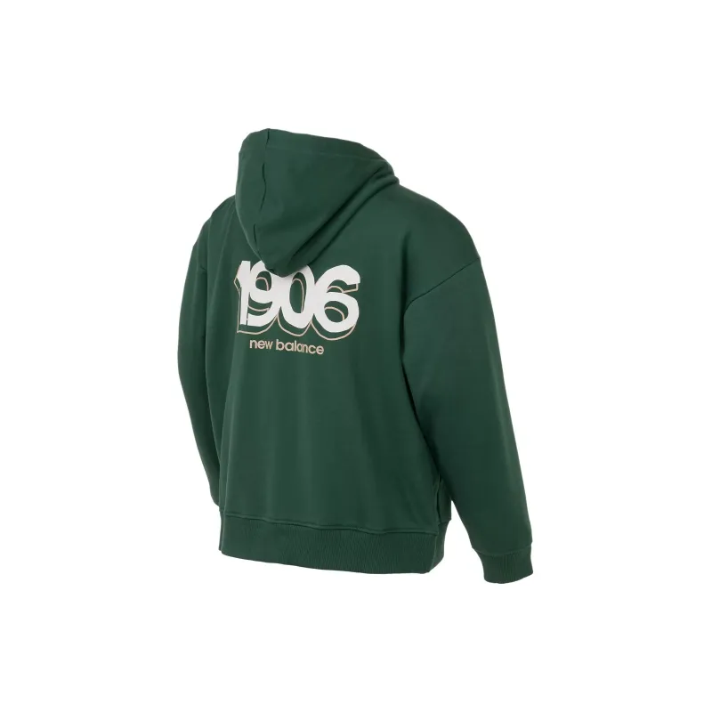 New Balance NBX Urban Remix Knit Full Zipper Sweatshirt Women's Night Green-1
