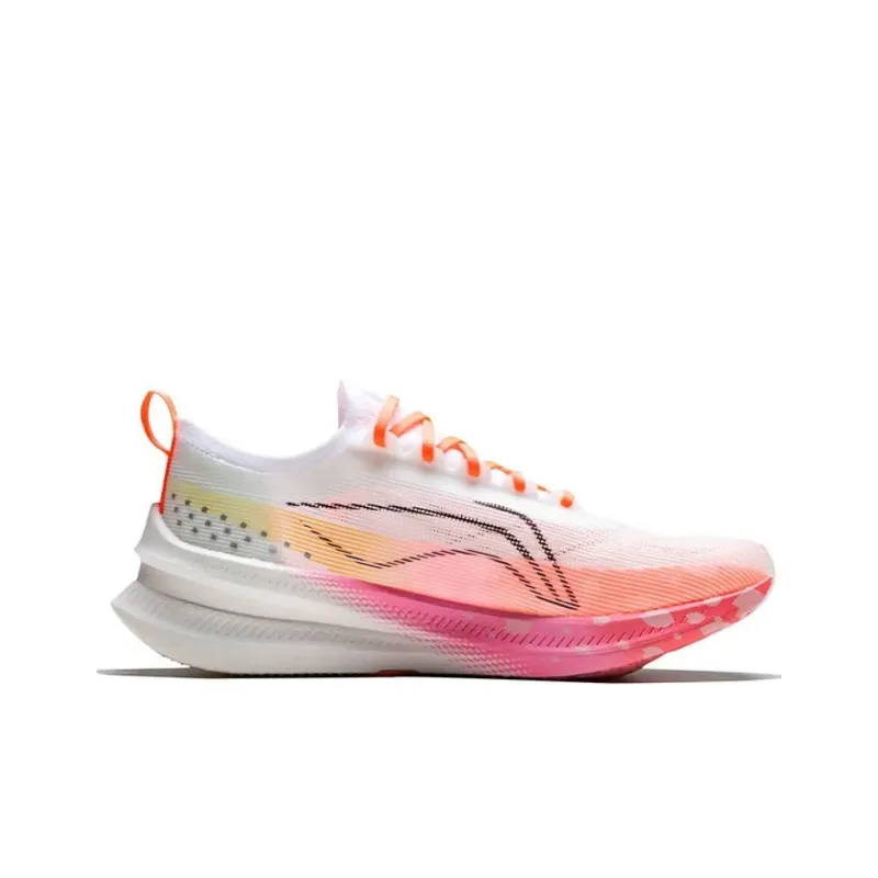 LiNing Feidian 3 Elite Low Top Running Shoes Unisex White Pink-1