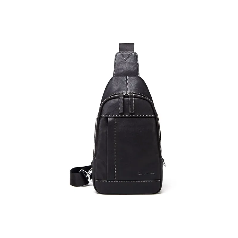BISON DENIM Sling Bags Black-0