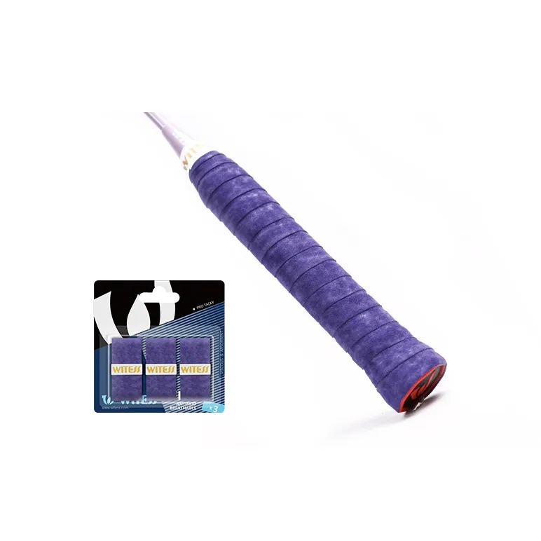 WITESS Badminton Grip Tape PU Training Competition Type Thin 3 Pack In 1 Box-47