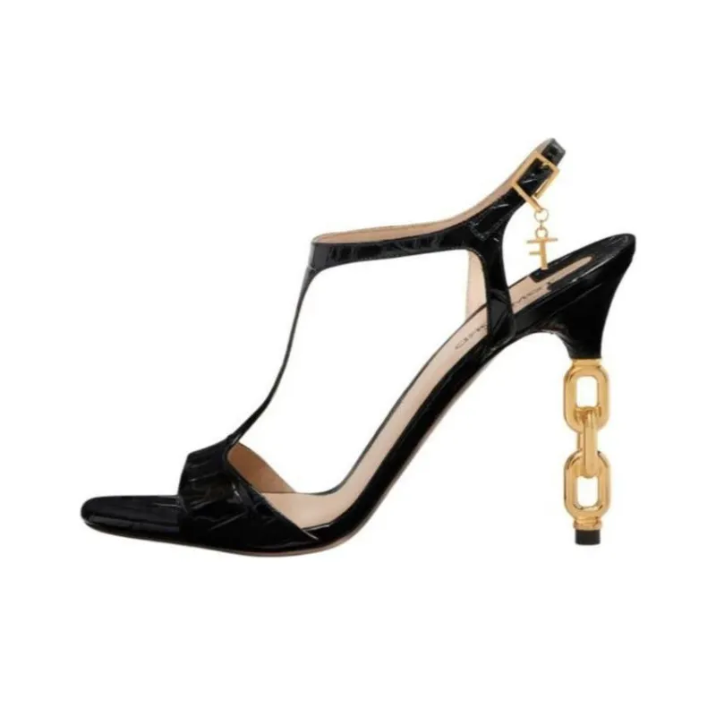 TOM FORD One Strap Sandals 10.5cm Women's Black-0