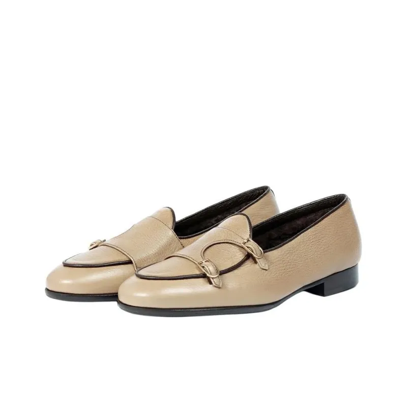 Edhèn Milano Loafers Men's Beige-2
