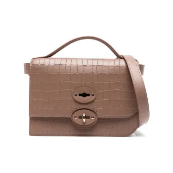 Zanellato Ella Cayman Leather Tote Bag