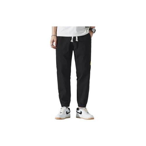 Tonlion Casual Pants Men Black