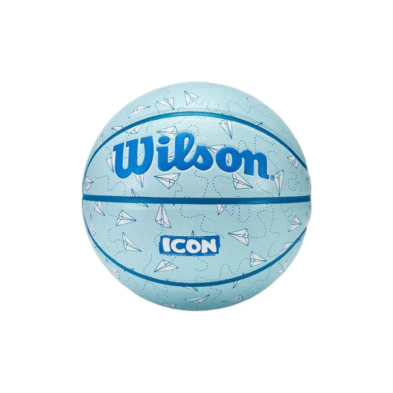 Wilson PU Basketball Blue Size 7 5 Size Training Kids'-0