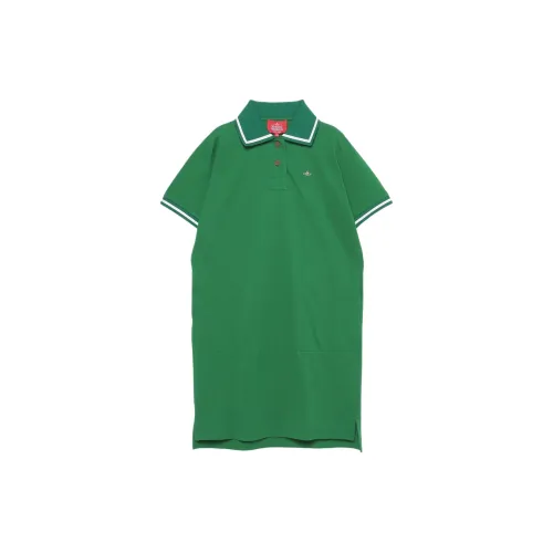 Vivienne Westwood Short-Sleeved Dresses Women's Green