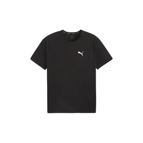 PUMA RUN EVOLVE Triblend T-Shirts Men Black