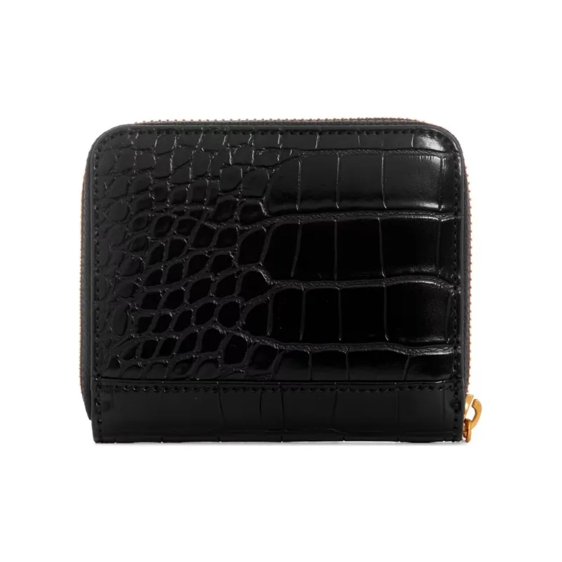 GUESS Artificial Leather Wallet Small Size Women's Black-1