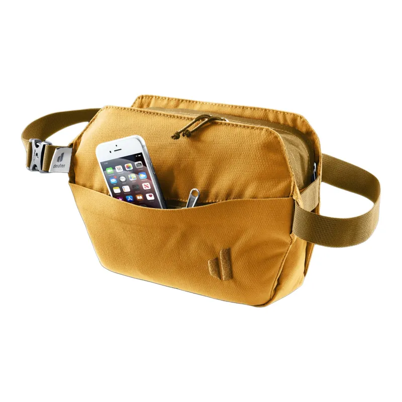 DEUTER Recycled Polyester One Shoulder Crossbody Fanny Pack Regular Unisex Cinnamon Blend With Almond-1