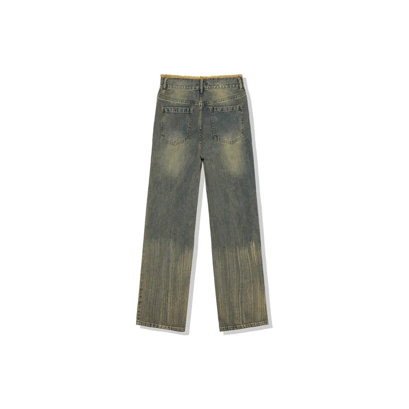 LA CRAWFISH Jeans Women's Vintage Denim Blue-1