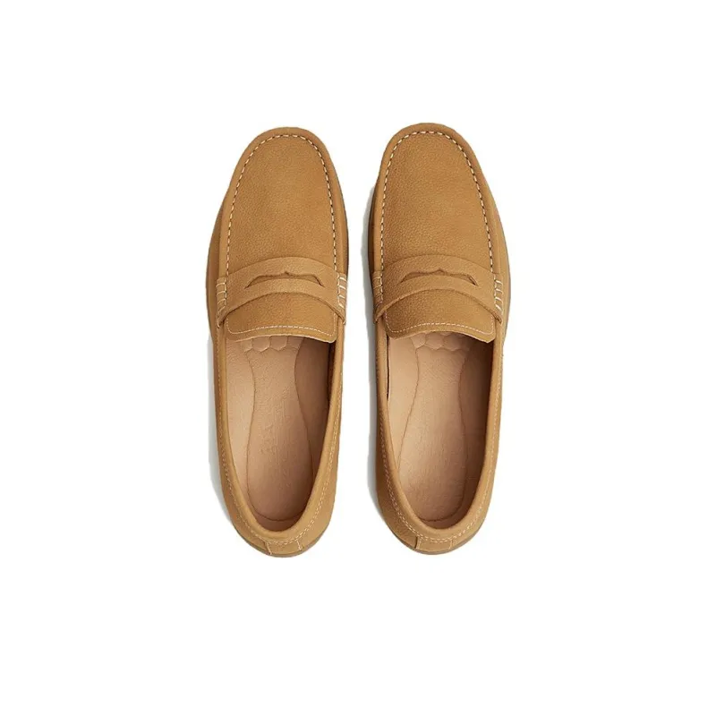 TATA Dress Shoes Men Low Top Solid Color-10