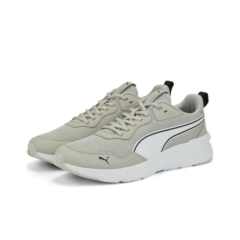 PUMA Supertec Zero Cushioning, Wear Resistant Low Top Casual Shoes Men's Gray White-2