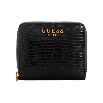 GUESS Artificial Leather Wallet Small Size Women's Black