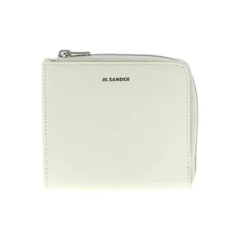 JIL SANDER Logo Embossed Zipped Cardholder