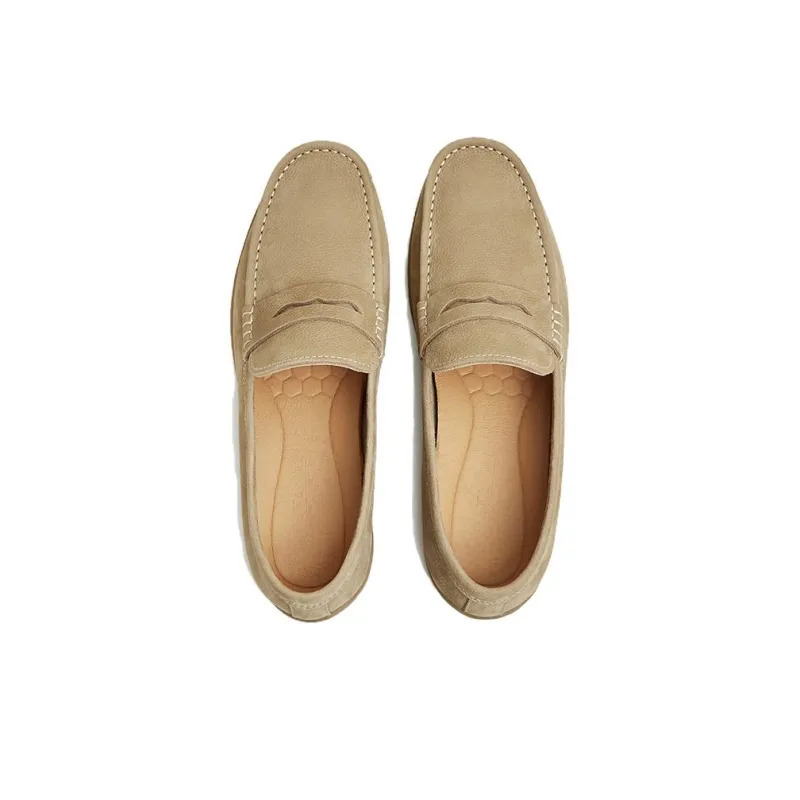 TATA Dress Shoes Men Low Top Solid Color-5