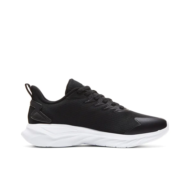 PEAK Running Shoes Women's Low Top Black Beige-1