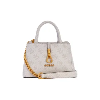 GUESS Artificial Leather Handbag Shoulder Bag Crossbody Bag Mini Women's White
