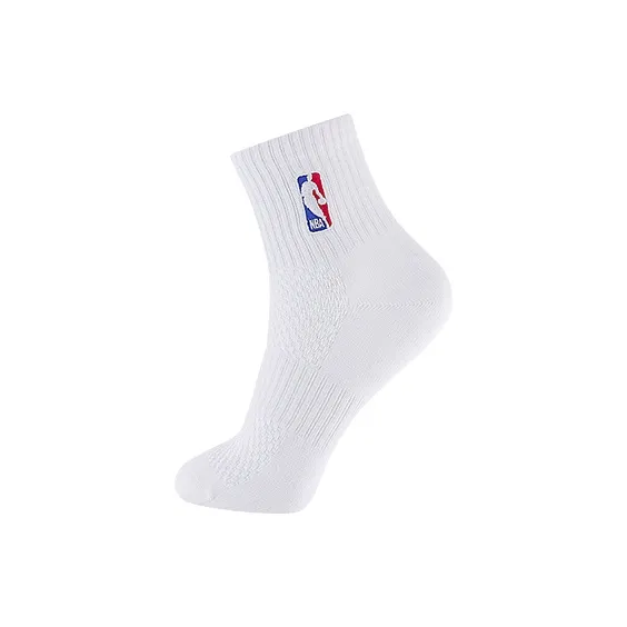 NBA Basketball Socks Unisex 5 Pack White-4