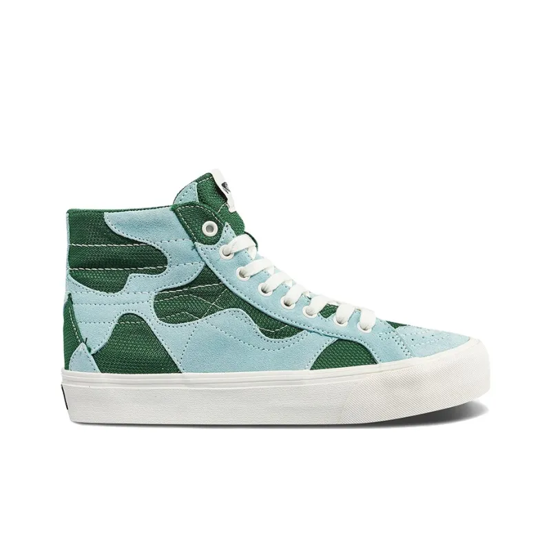 Sk8 Vans Hi Wp VR3 Lx 'Patchwork Green Blue'-1