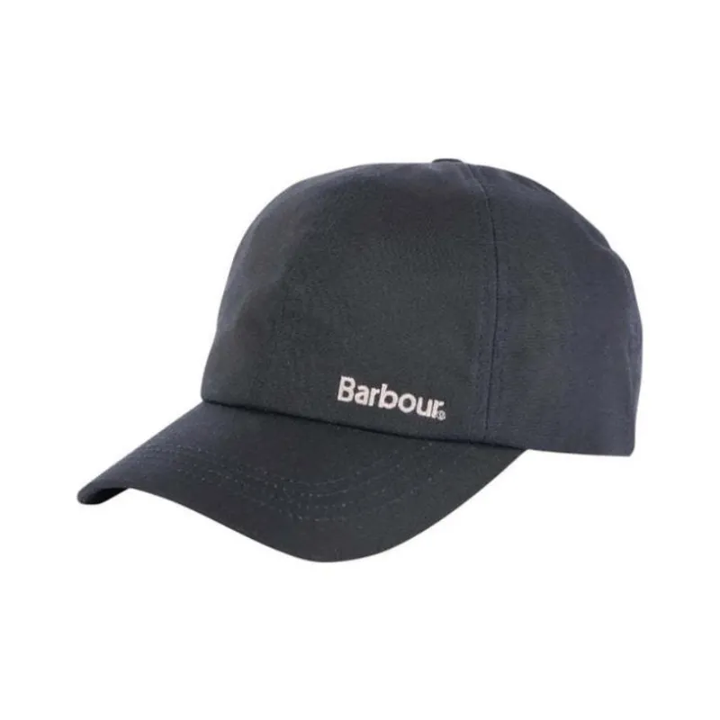 BARBOUR Cotton Polyester Baseball Caps Women's Black-0