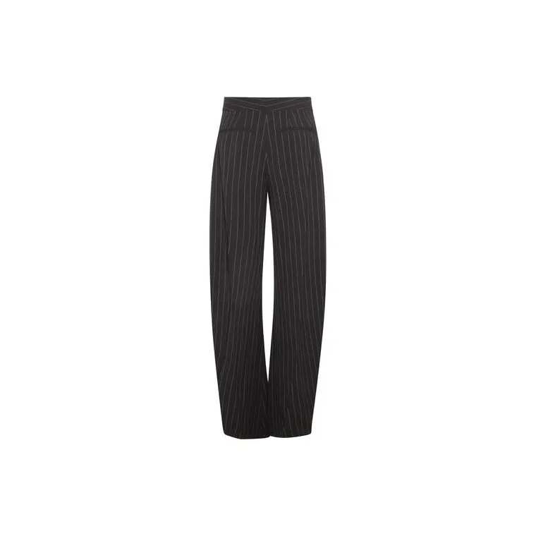 The Attico Gary Tapered Leg Striped Trousers-1